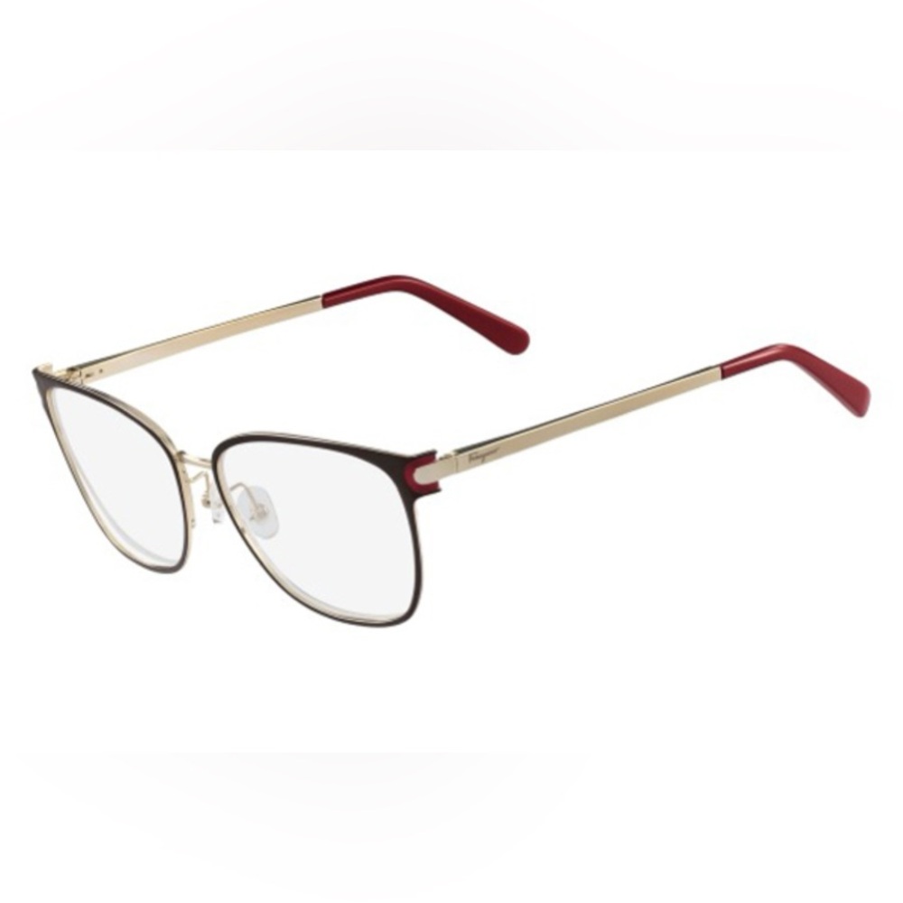 Salvatore Ferragamo SF2150 Eyeglasses - Brown Shiny Gold - 53 - 17 - 130